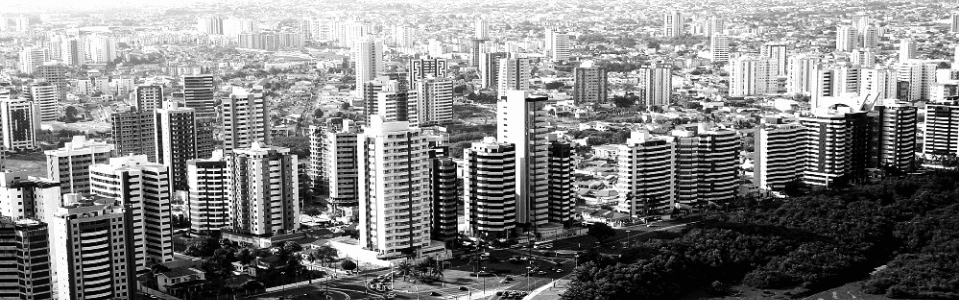 Cidade de Aracaju vista por cima.